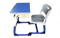C型星空蓝升降课桌椅