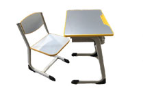 榄核型辅导班教室课桌椅